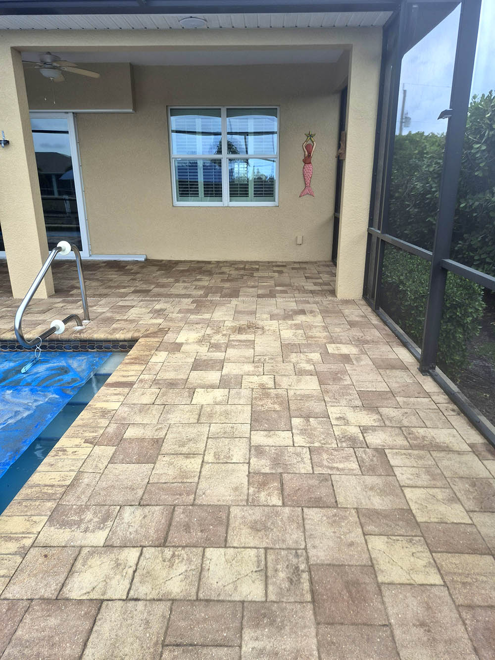 Pool Pavers Pressure Washed Pool Cage Cleaned Pool Pavers Pressure Washed Pool Cage Cleaned