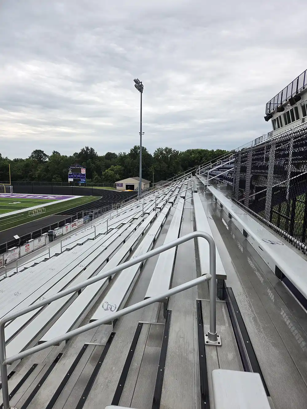 Power Wash High School Football Stadium Power Wash High School Football Stadium