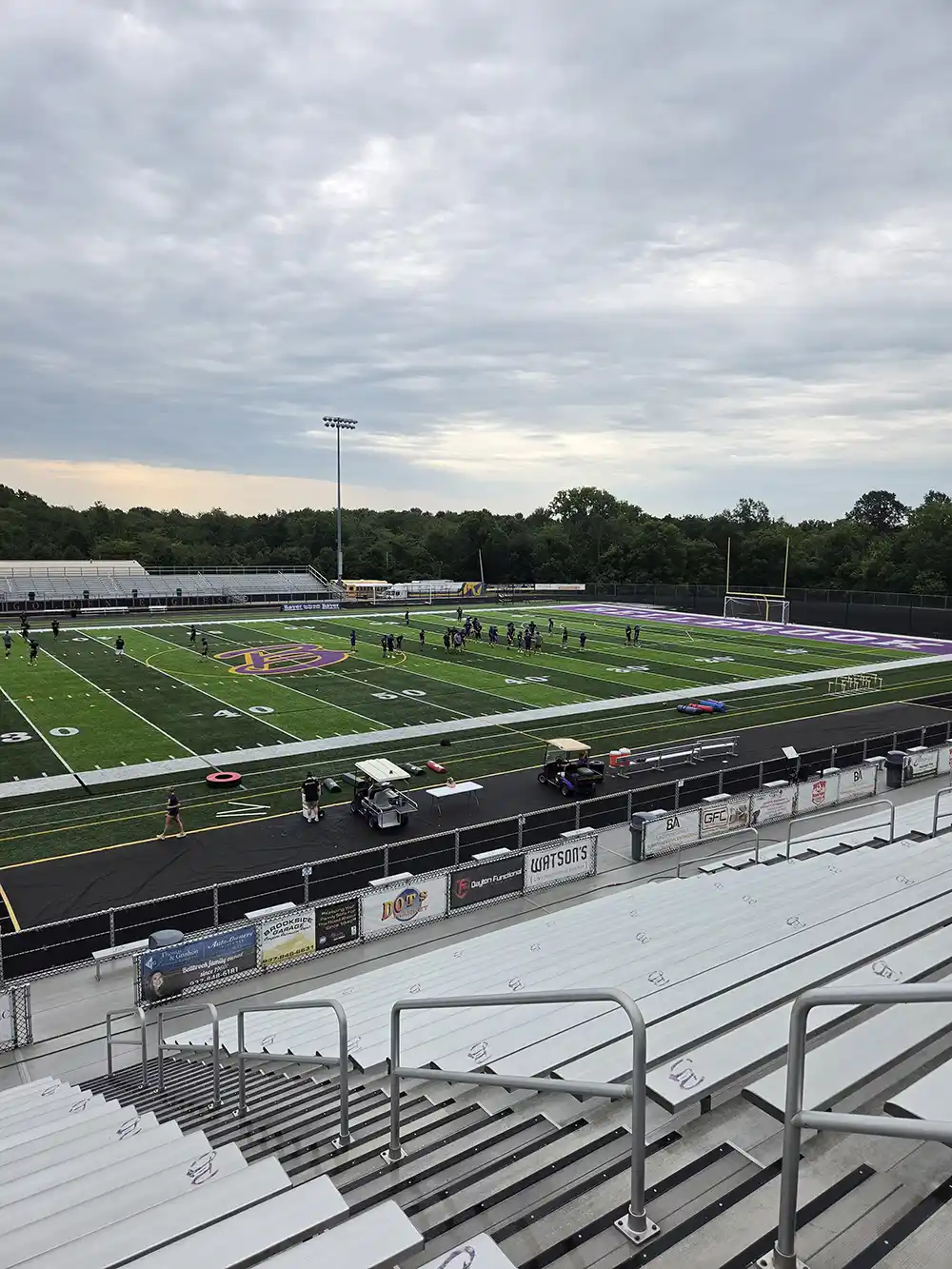 Power Wash High School Football Stadium Power Wash High School Football Stadium